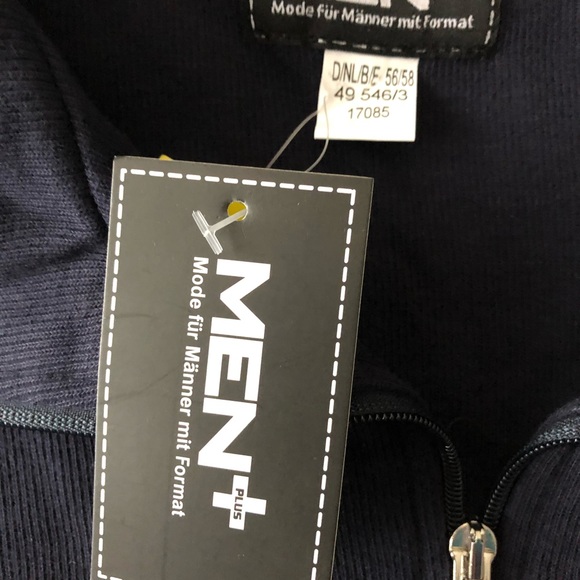 Practical Very Big Sizes M+ Brand Midnight Blue full front fly zipper stretch - Picture 5 of 6